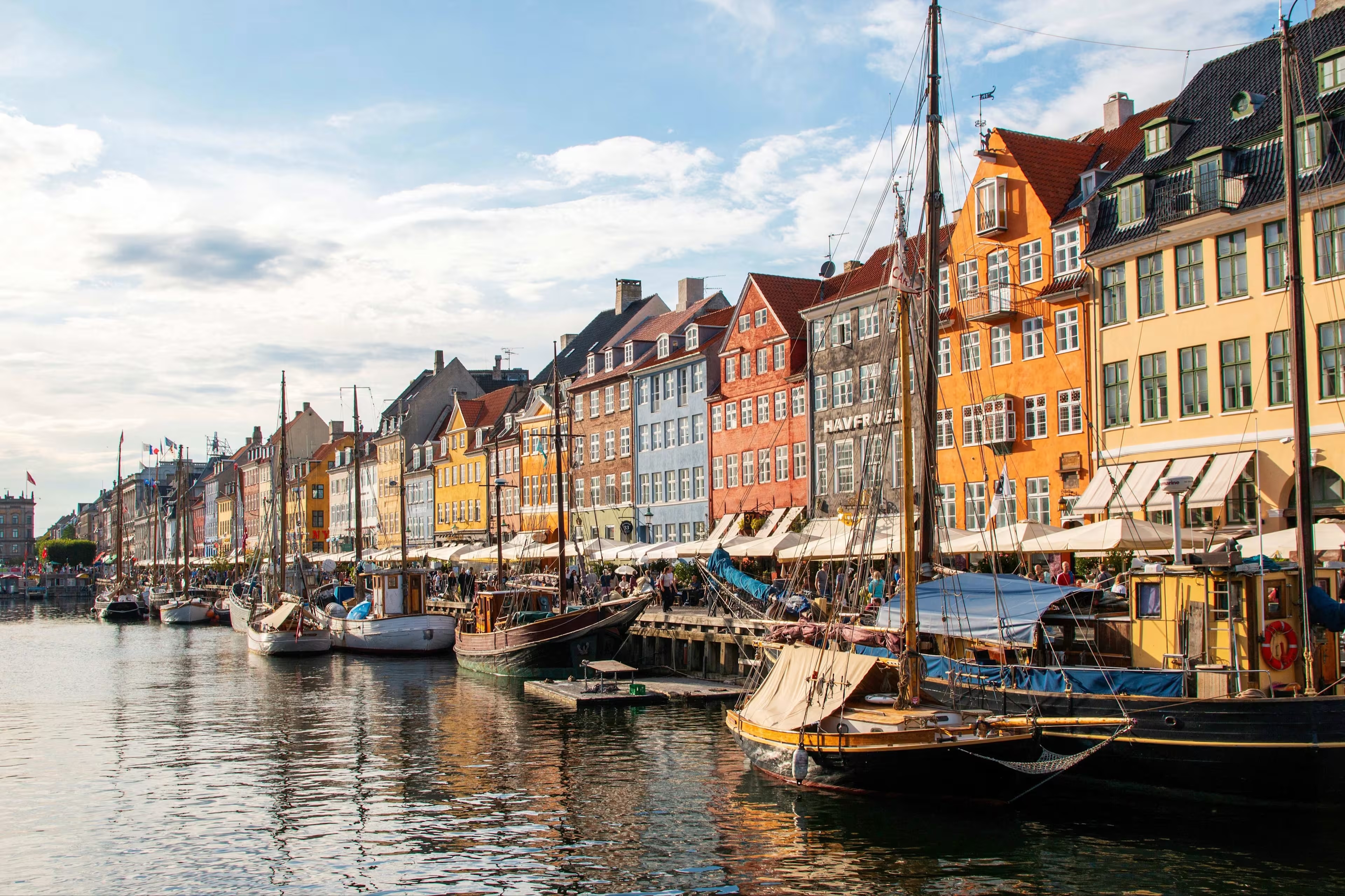 Setting sail from Copenhagen . . .  on a 1906 schooner