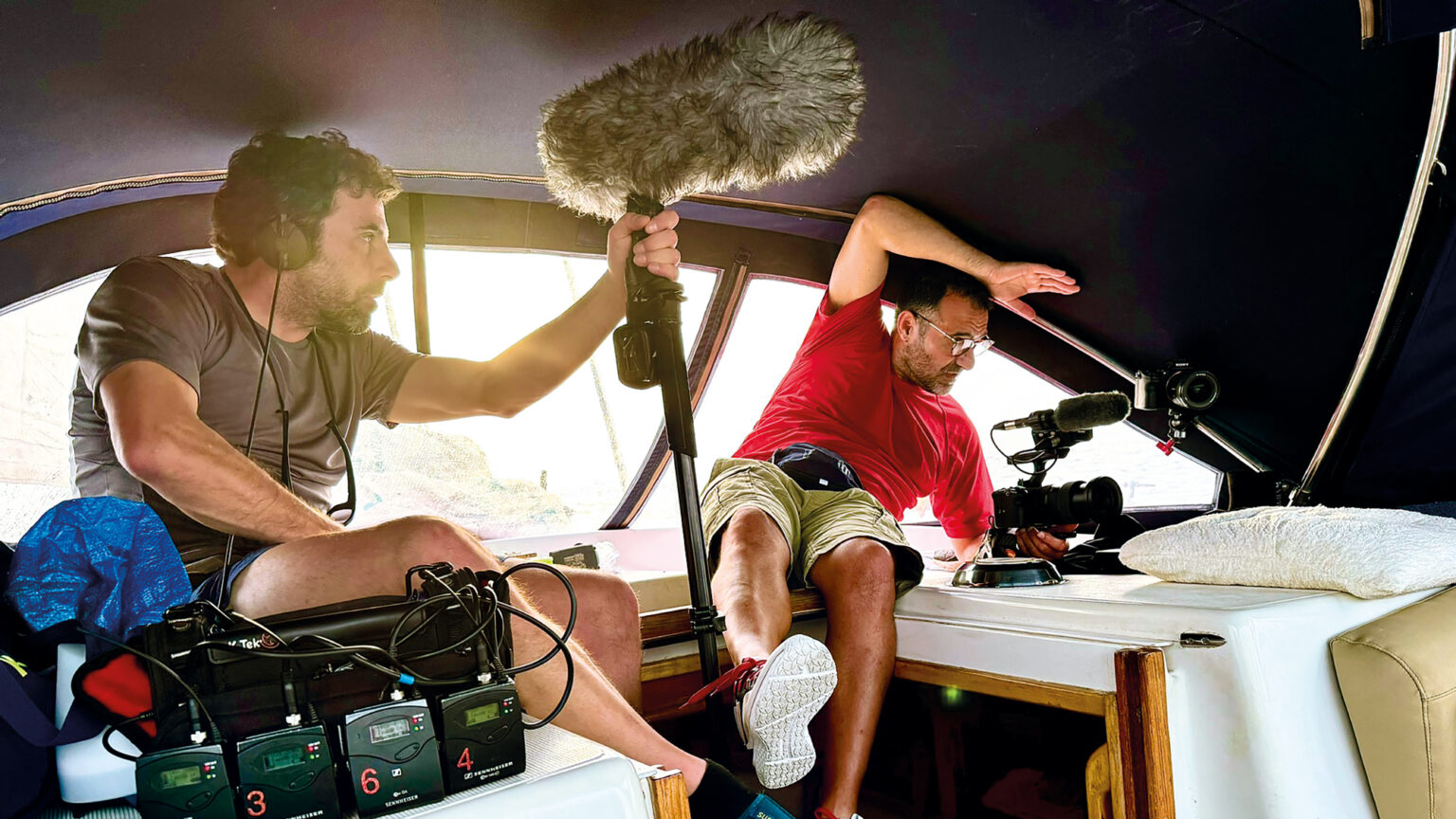 Inside the Transatlantic sailing experiments stripping celebs (and filmmakers) of control